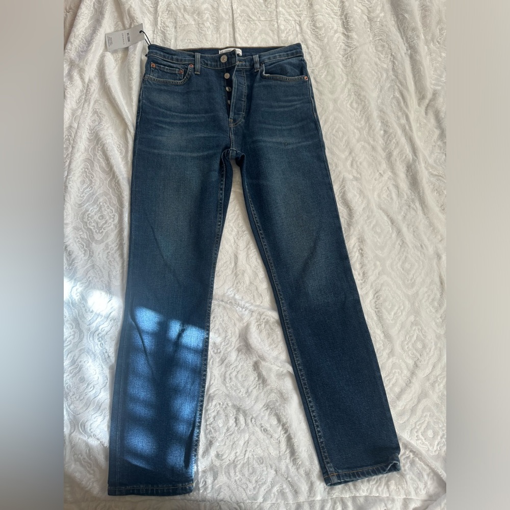 Re/Done NWOT straight leg jeans size 28